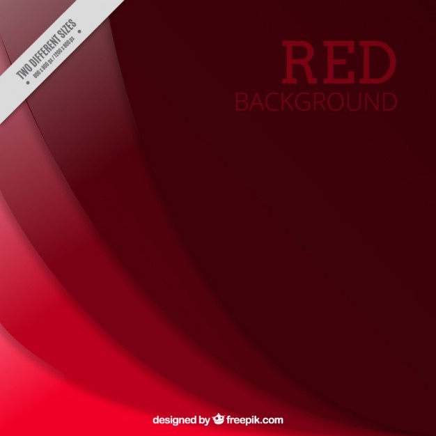 Free Vector | Red waves background