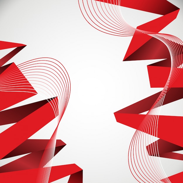 Red and white background | Free Vector