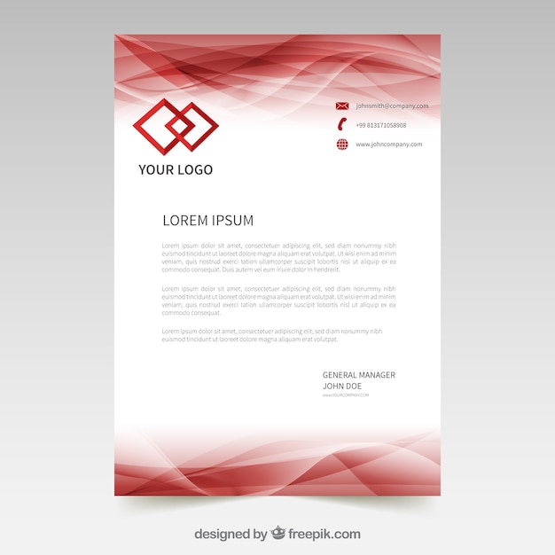 Download Free Red And White Business Brochure Free Vector Use our free logo maker to create a logo and build your brand. Put your logo on business cards, promotional products, or your website for brand visibility.