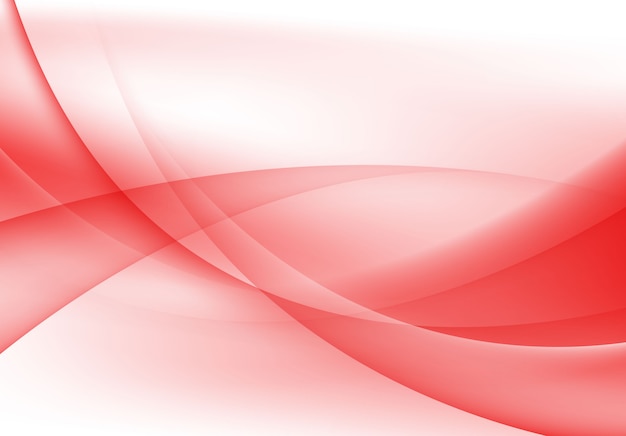 Premium Vector | Red and white wave abstract modern