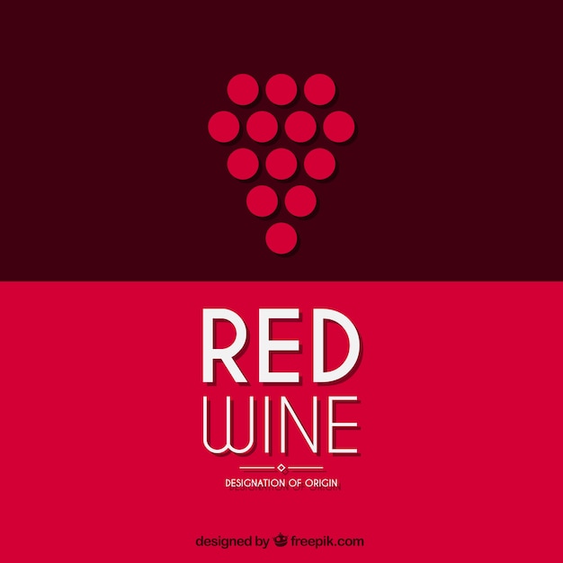 Red wine logo