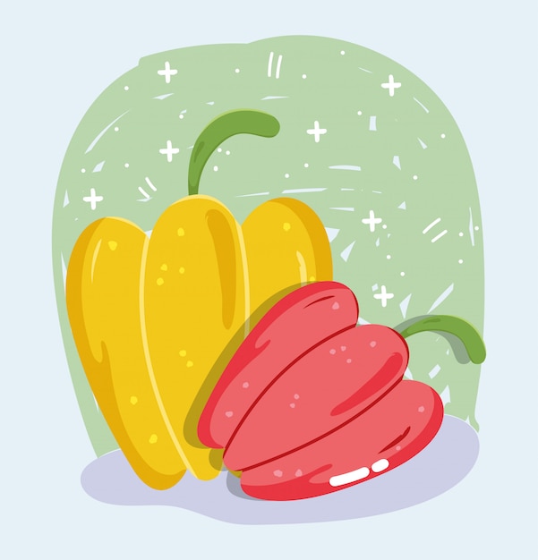 Download Free Red And Yellow Peppers Premium Vector Use our free logo maker to create a logo and build your brand. Put your logo on business cards, promotional products, or your website for brand visibility.