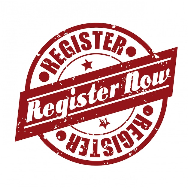 Register button design Premium Vector