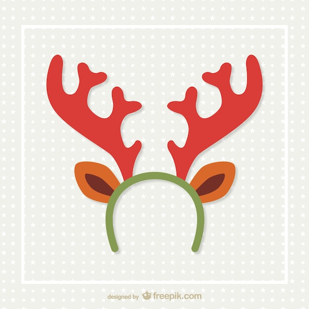 christmas reindeer horns