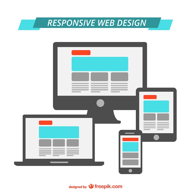 Download Responsive web design flat graphics | Free Vector