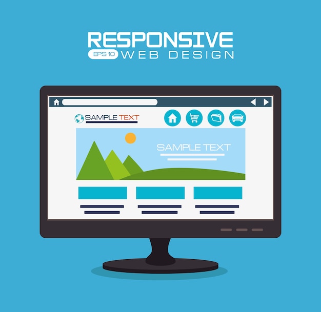 Premium Vector | Responsive Web Design, Vector Illustration.