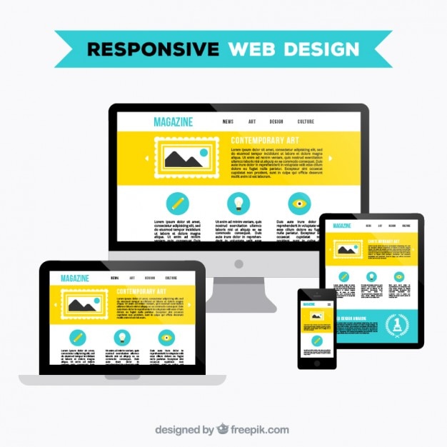 Download Free Vector | Responsive web design