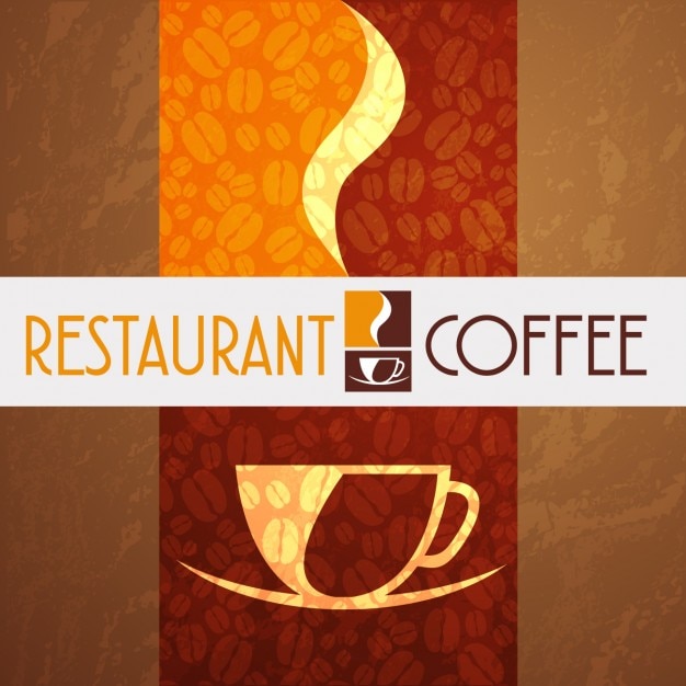 Restaurant coffee logo  Free Vector