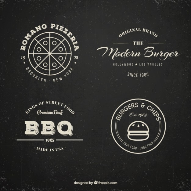 Download Vintage Restaurant Logo Ideas PSD - Free PSD Mockup Templates