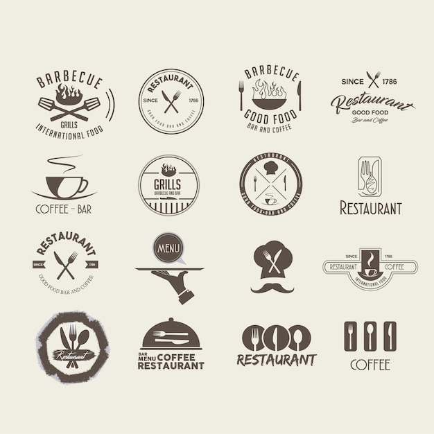 Download Free Download This Free Vector Restaurant Logo Design Use our free logo maker to create a logo and build your brand. Put your logo on business cards, promotional products, or your website for brand visibility.