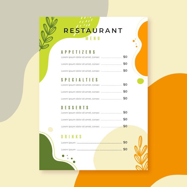 Horizontal Menu Templates Free Download