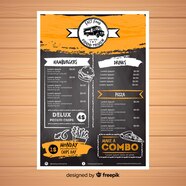 Menu Vectors Photos And PSD Files Free Download