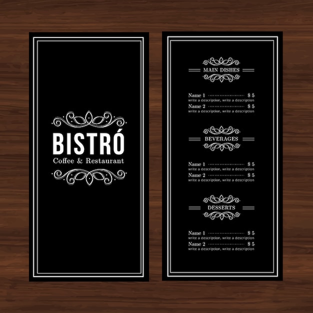 Menu Board Design Templates Free