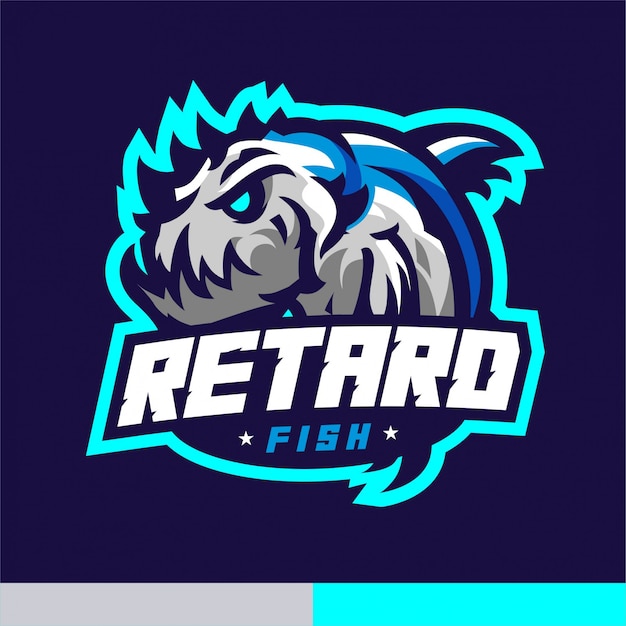 Download Free Retard Fish Mascot Logo Gaming Vector Template Premium Vector Use our free logo maker to create a logo and build your brand. Put your logo on business cards, promotional products, or your website for brand visibility.