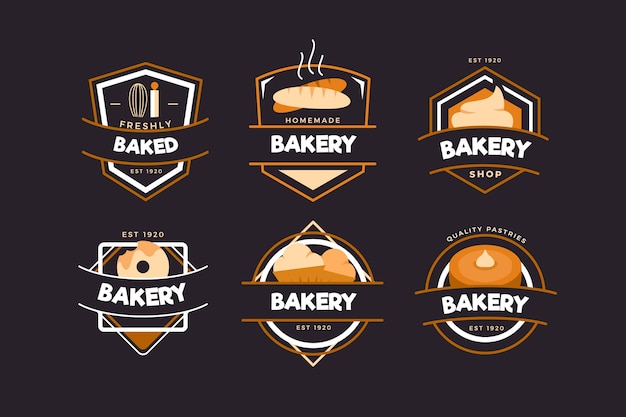 Download Free Download Free Retro Bakery Logo Colection Vector Freepik Use our free logo maker to create a logo and build your brand. Put your logo on business cards, promotional products, or your website for brand visibility.