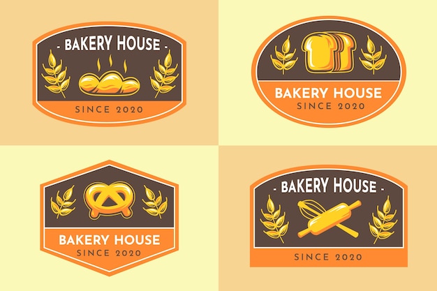 Download Free Retro Bakery Logo Concept Free Vector Use our free logo maker to create a logo and build your brand. Put your logo on business cards, promotional products, or your website for brand visibility.