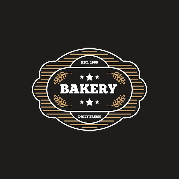 Download Free Retro Bakery Logo Free Vector Use our free logo maker to create a logo and build your brand. Put your logo on business cards, promotional products, or your website for brand visibility.