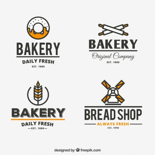 Download Free Retro Bakery Logos Premium Vector Use our free logo maker to create a logo and build your brand. Put your logo on business cards, promotional products, or your website for brand visibility.