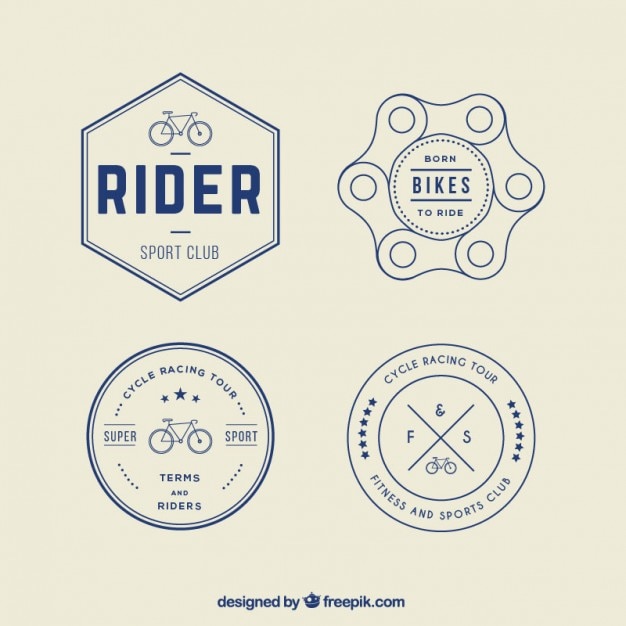 Download Free Retro Bike Logos Premium Vector Use our free logo maker to create a logo and build your brand. Put your logo on business cards, promotional products, or your website for brand visibility.
