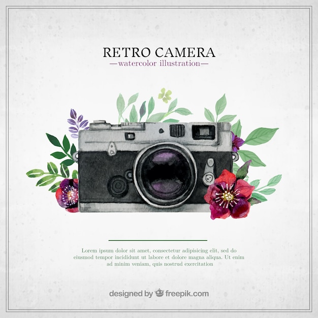 Download Vector Retro Camera Logo PSD - Free PSD Mockup Templates