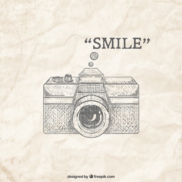 Free Vector Retro Camera Illustration