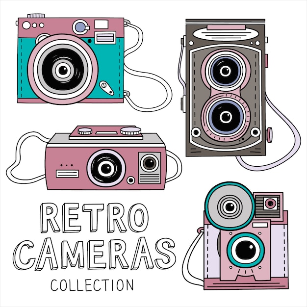 Download Free Retro Cameras Collection Premium Vector Use our free logo maker to create a logo and build your brand. Put your logo on business cards, promotional products, or your website for brand visibility.