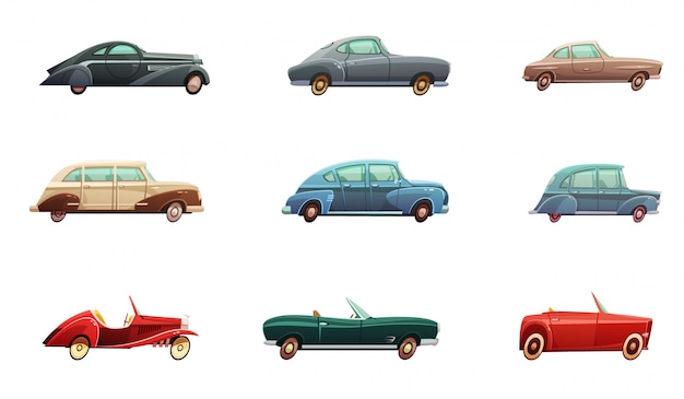 retro car models