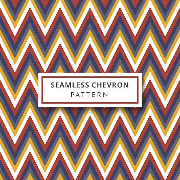 Retro chevron seamless pattern Premium Vector