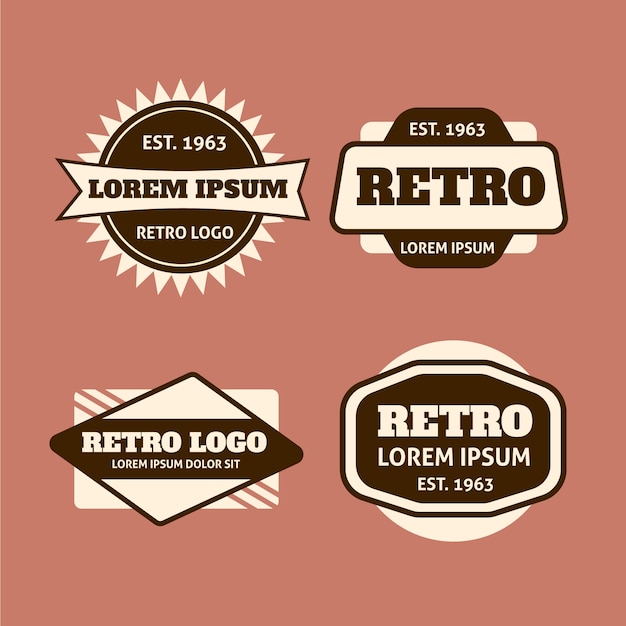 Download Free Retro Design Logo Pack Free Vector Use our free logo maker to create a logo and build your brand. Put your logo on business cards, promotional products, or your website for brand visibility.