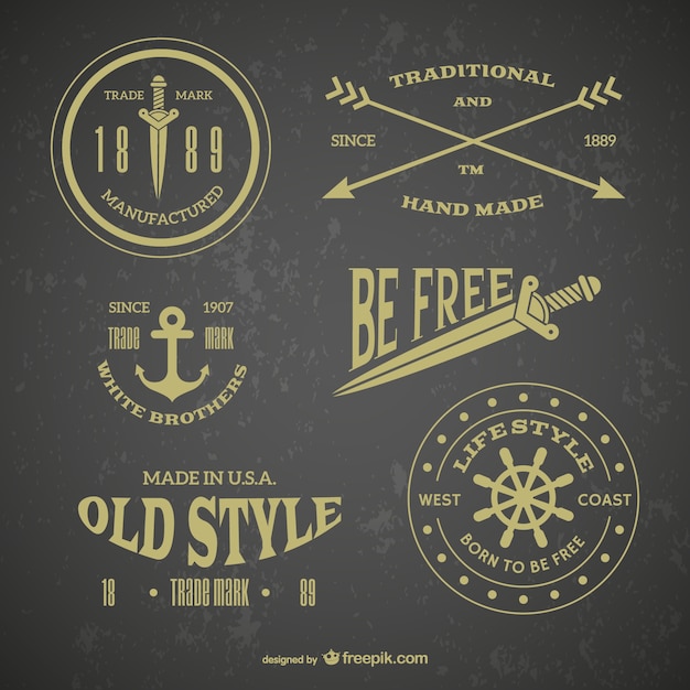 Download Free Retro Emblem Tattoos Free Vector Use our free logo maker to create a logo and build your brand. Put your logo on business cards, promotional products, or your website for brand visibility.
