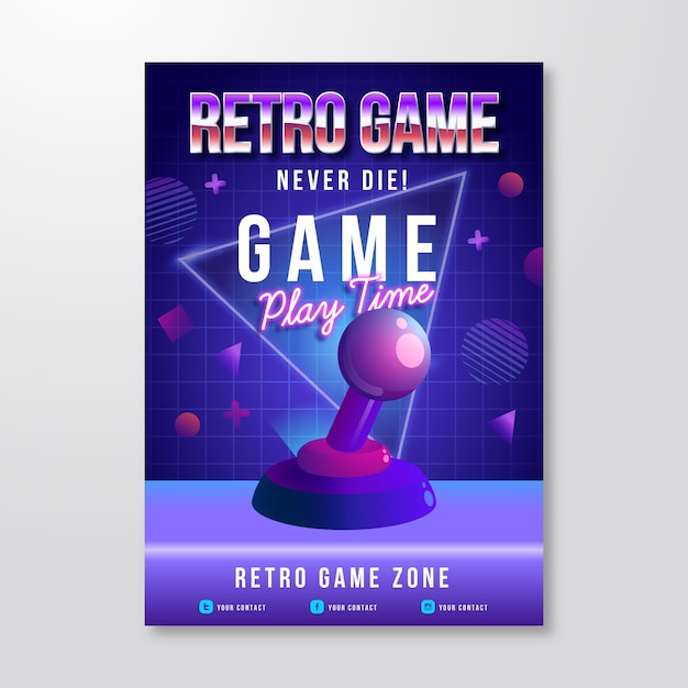 free-vector-retro-gaming-poster-template