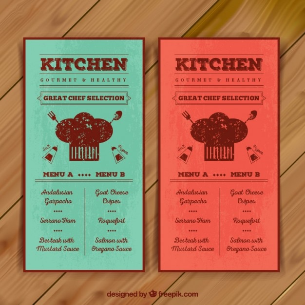 Retro kitchen banners