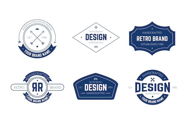 Download Emblem Logo Banner Template PSD - Free PSD Mockup Templates