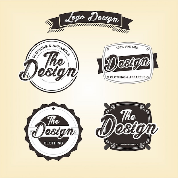 Download Free Retro Logo Design Vintage Premium Vector Use our free logo maker to create a logo and build your brand. Put your logo on business cards, promotional products, or your website for brand visibility.