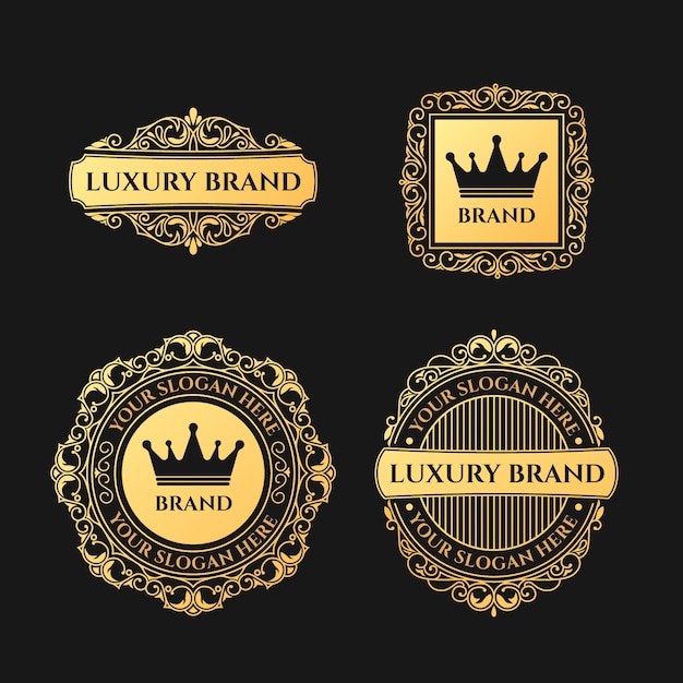 Download Free Retro Luxury Logo Collection Free Vector Use our free logo maker to create a logo and build your brand. Put your logo on business cards, promotional products, or your website for brand visibility.
