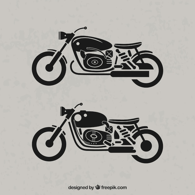 Download Retro motorcycles | Free Vector