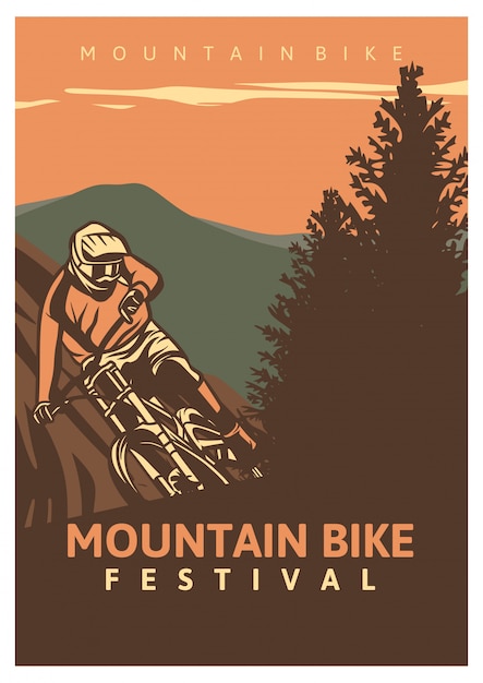 retro mountain bike