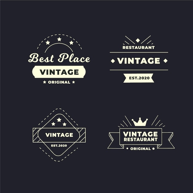 Download Retro restaurant logo | Free Vector