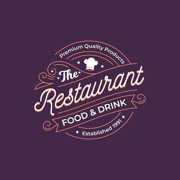 Download Free Download Free Retro Restaurant Logo Vector Freepik Use our free logo maker to create a logo and build your brand. Put your logo on business cards, promotional products, or your website for brand visibility.