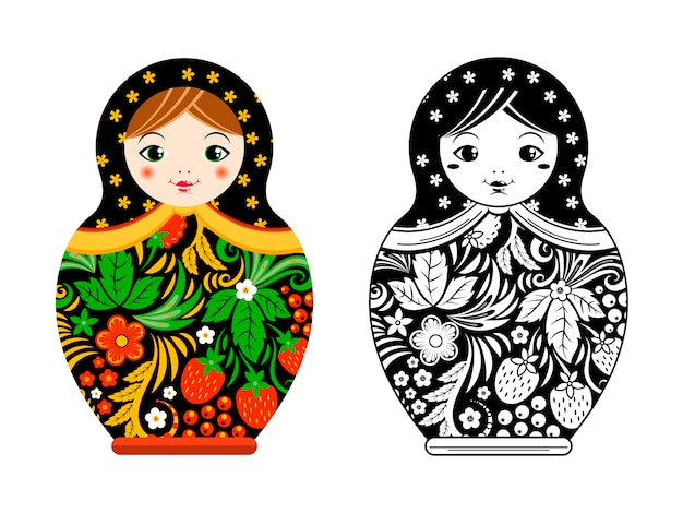 russian doll with smaller dolls inside