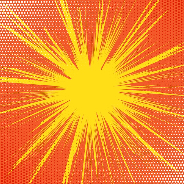 Download Free Vector | Retro starburst background