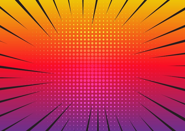 Retro starburst background | Premium Vector