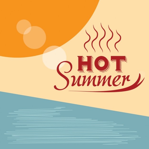 Free Vector | Retro summer background