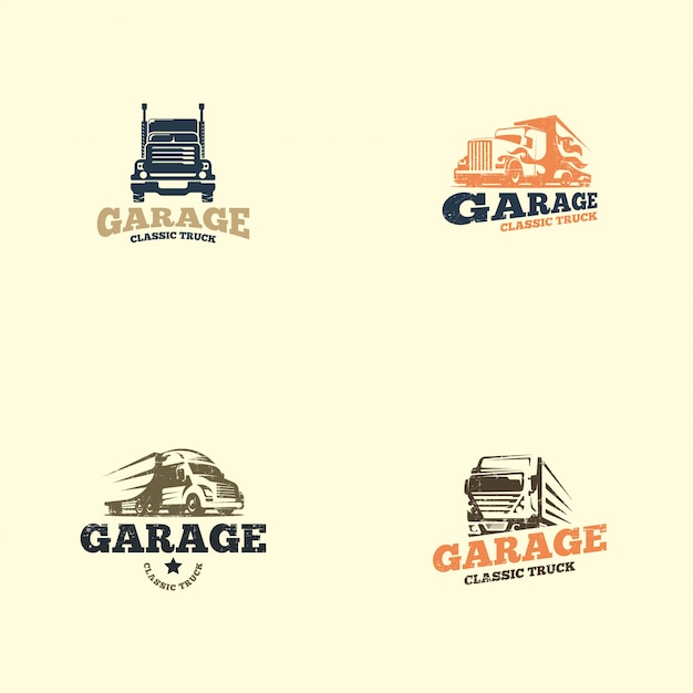 Download Free Retro Truck Logo Template Premium Vector Use our free logo maker to create a logo and build your brand. Put your logo on business cards, promotional products, or your website for brand visibility.