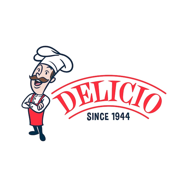 Download Free Retro Vintage Chef Or Cook Mascot Logo Premium Vector Use our free logo maker to create a logo and build your brand. Put your logo on business cards, promotional products, or your website for brand visibility.