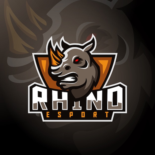 Download Free Rhinoceros Head Gaming Logo Esport Premium Vector Use our free logo maker to create a logo and build your brand. Put your logo on business cards, promotional products, or your website for brand visibility.