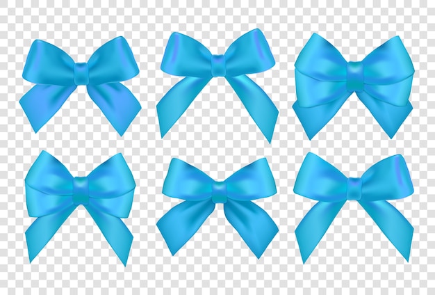 teal gift bows