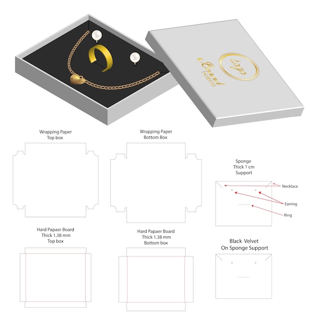 Download Free Jewelry Box Mockup Vectors 10 Images In Ai Eps Format