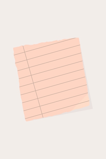 Ripped paper note background Free Vector