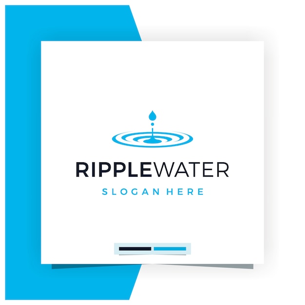 Download Free Ripple Water Logo Design Inspiration Premium Vector Use our free logo maker to create a logo and build your brand. Put your logo on business cards, promotional products, or your website for brand visibility.